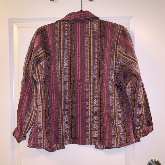VTG Western Style Button-Down Long Sleeve Shirt - Picture 7 of 9